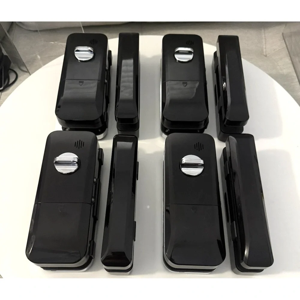 Glass Door Lock Intelligent Fingerprint, Password, Digital Card, Smart Door